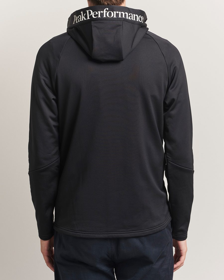Herre | Trøjer | Peak Performance | Rider Hooded Full Zip Black