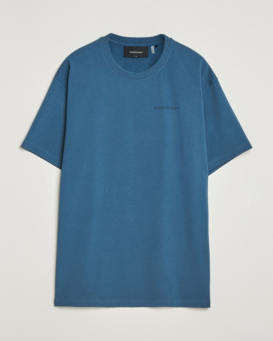 Herre | T-Shirts | Peak Performance | Graphic Crew Neck T-Shirt Mountain Lake
