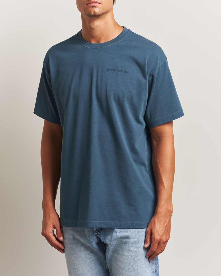 Herre | T-Shirts | Peak Performance | Graphic Crew Neck T-Shirt Mountain Lake
