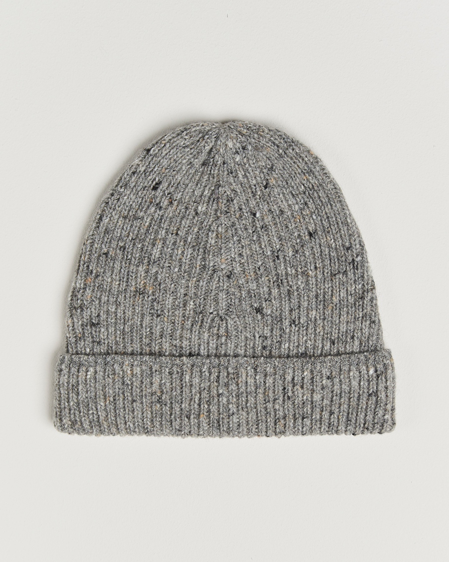 Herre | Huer | Samsøe Samsøe | Nataniel Donegal Beanie Grey Melange