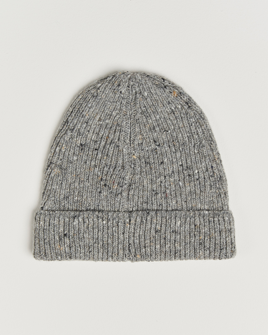 Herre | Huer | Samsøe Samsøe | Nataniel Donegal Beanie Grey Melange