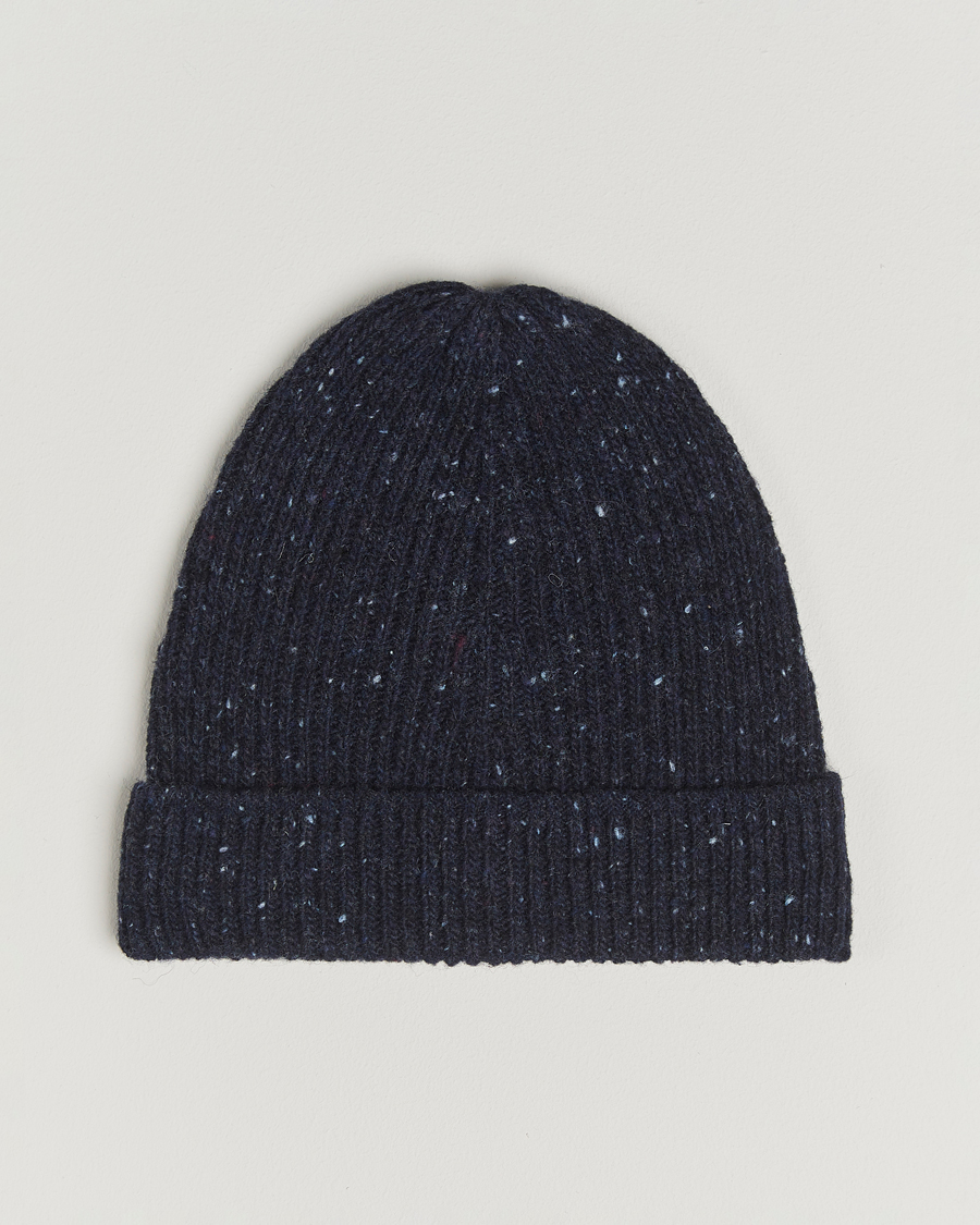 Herre | Huer | Samsøe Samsøe | Nataniel Donegal Beanie Salute Navy