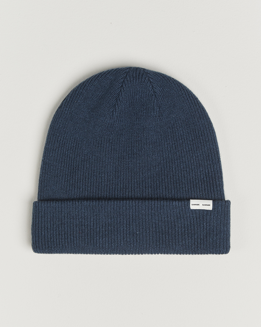 Herre | Huer | Samsøe Samsøe | The Wool Beanie Midnight Navy