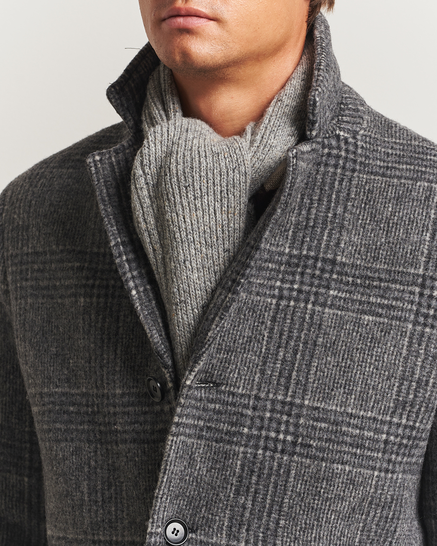 Herre | Halstørklæder | Samsøe Samsøe | Nataniel Donegal Scarf Grey Melange