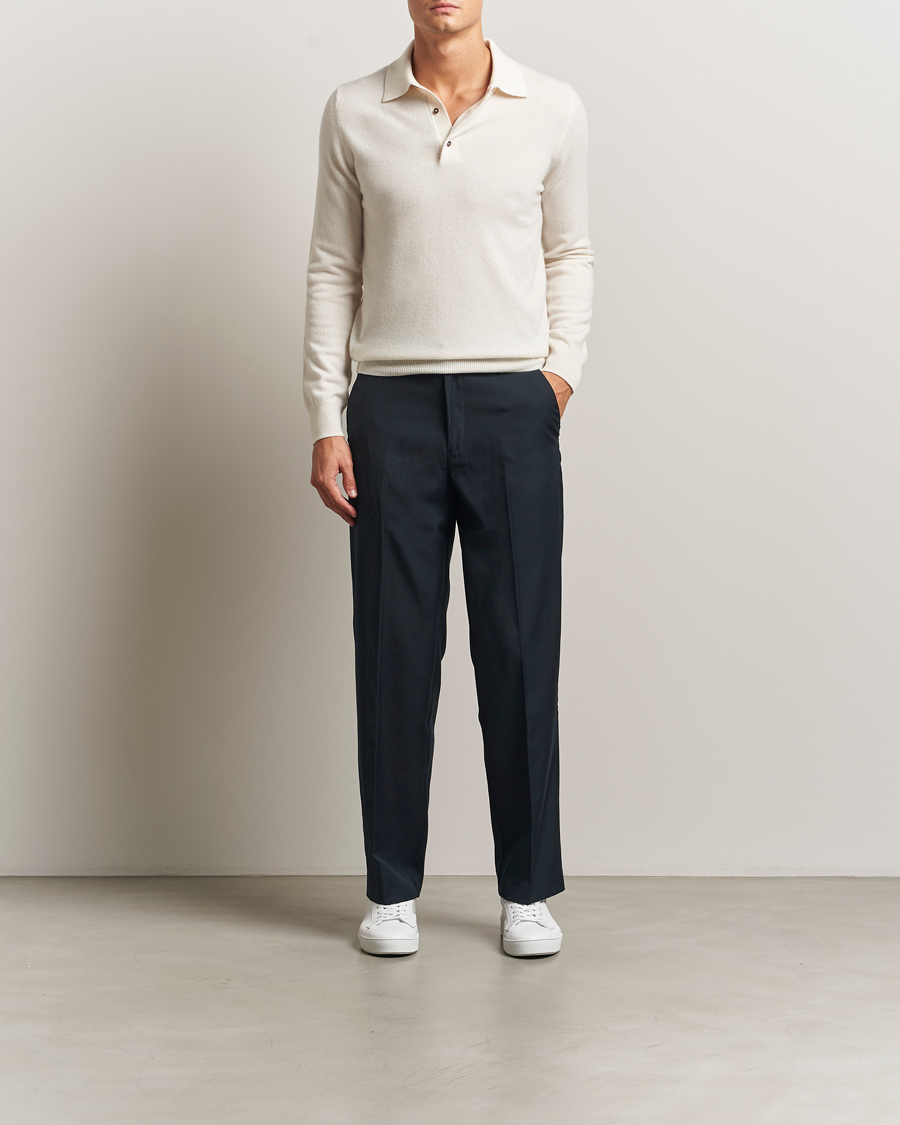 Herre | Bukser | Samsøe Samsøe | Noah Pleated Trousers Salute Navy