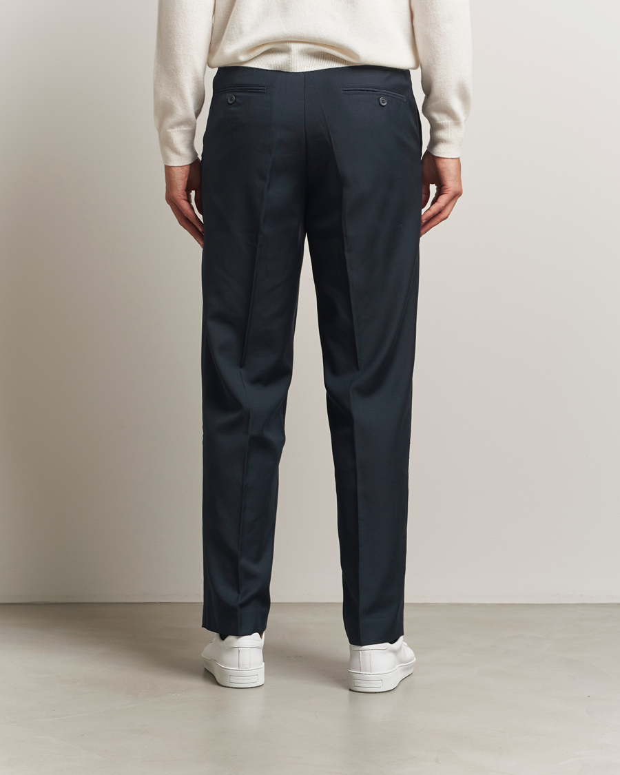 Herre | Bukser | Samsøe Samsøe | Noah Pleated Trousers Salute Navy