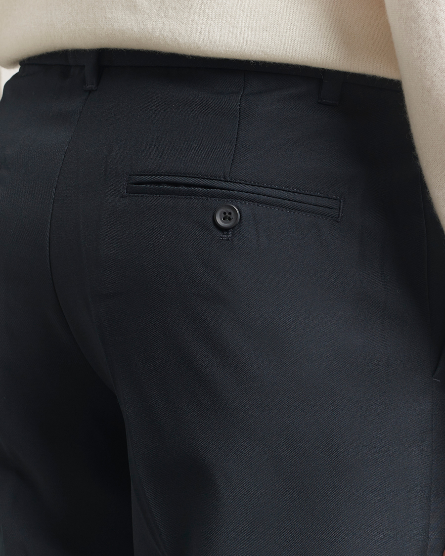 Herre | Bukser | Samsøe Samsøe | Noah Pleated Trousers Salute Navy