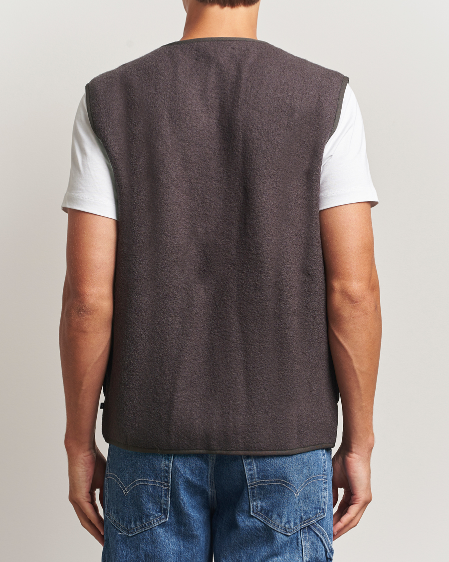 Herre | Veste | Samsøe Samsøe | Hannes Boiled Wool Vest Turkish Coffee