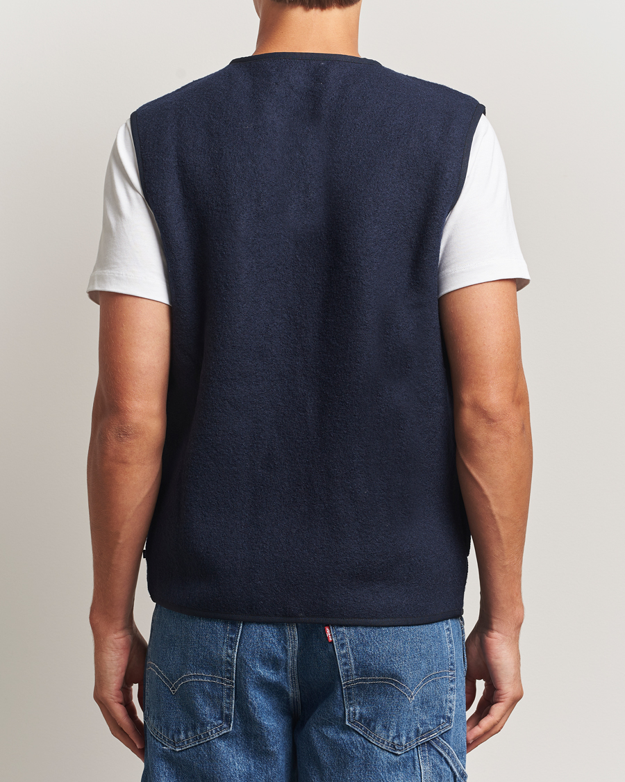 Herre | Veste | Samsøe Samsøe | Hannes Boiled Wool Vest Salute Navy