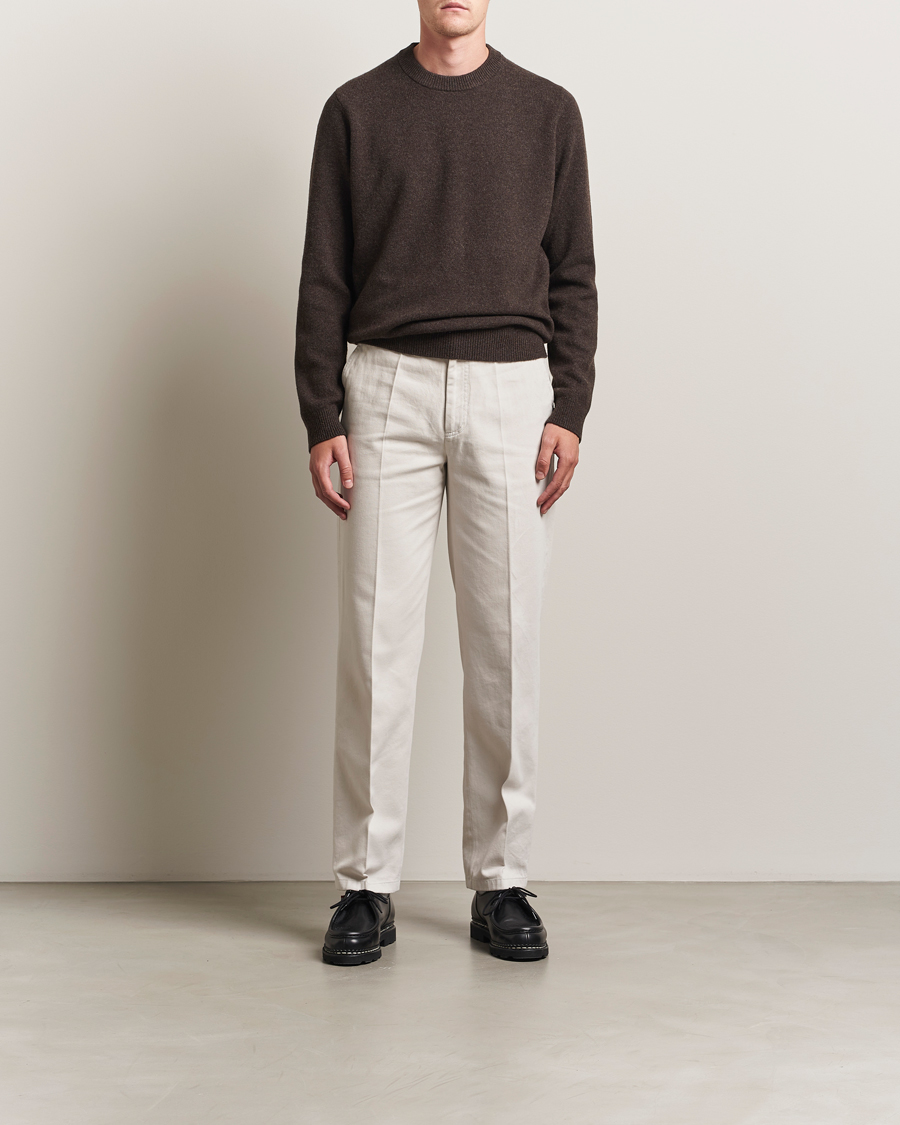 Herre | Trøjer | Samsøe Samsøe | Isak Knitted Crew Neck Turkish Coffee