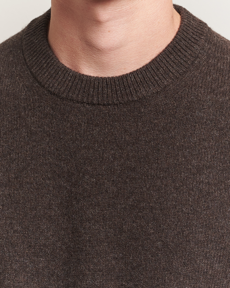 Herre | Trøjer | Samsøe Samsøe | Isak Knitted Crew Neck Turkish Coffee