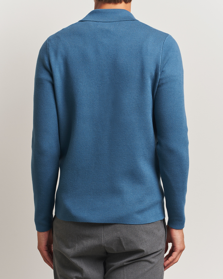 Herre | Trøjer | Samsøe Samsøe | Guna Half Zip Stellar Blue