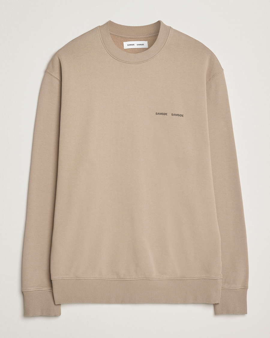 Herre | Trøjer | Samsøe Samsøe | Norsbro Crew Neck Sweatshirt Elephant Skin