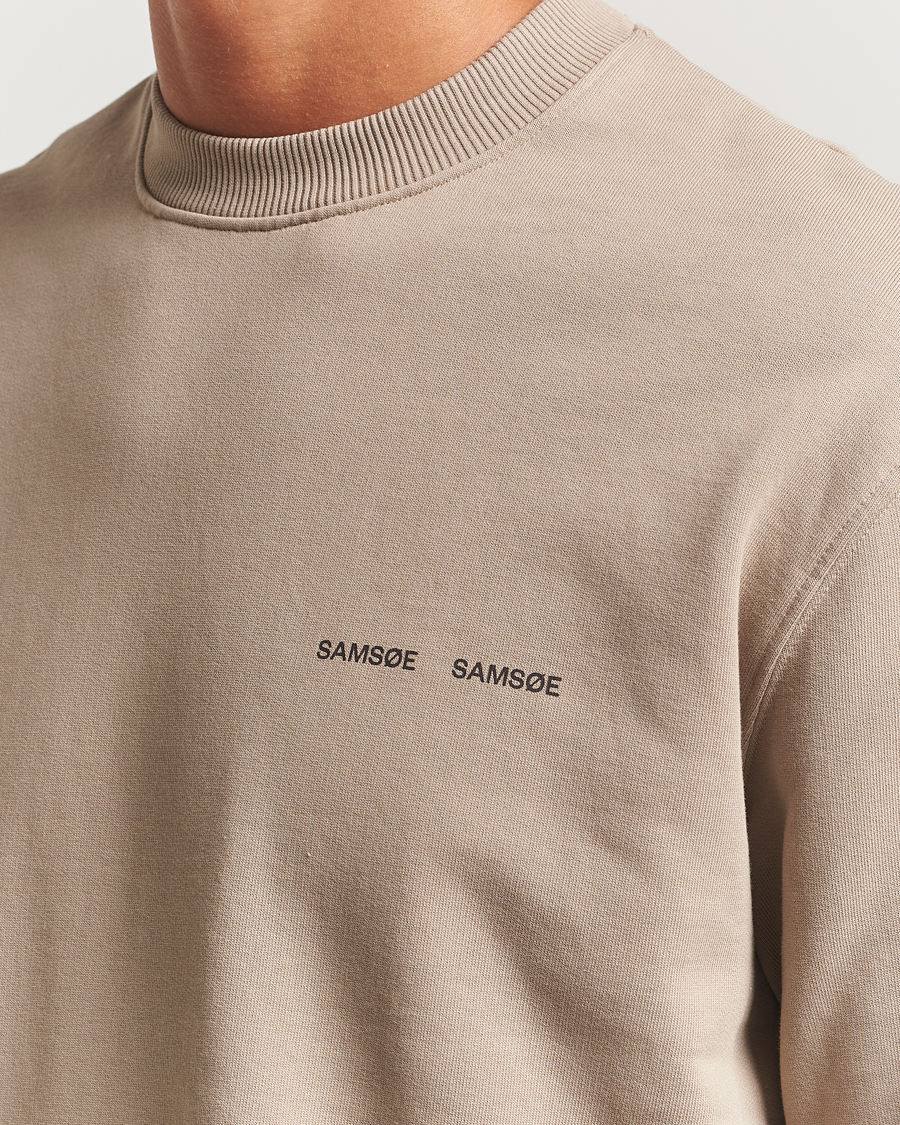 Herre | Trøjer | Samsøe Samsøe | Norsbro Crew Neck Sweatshirt Elephant Skin