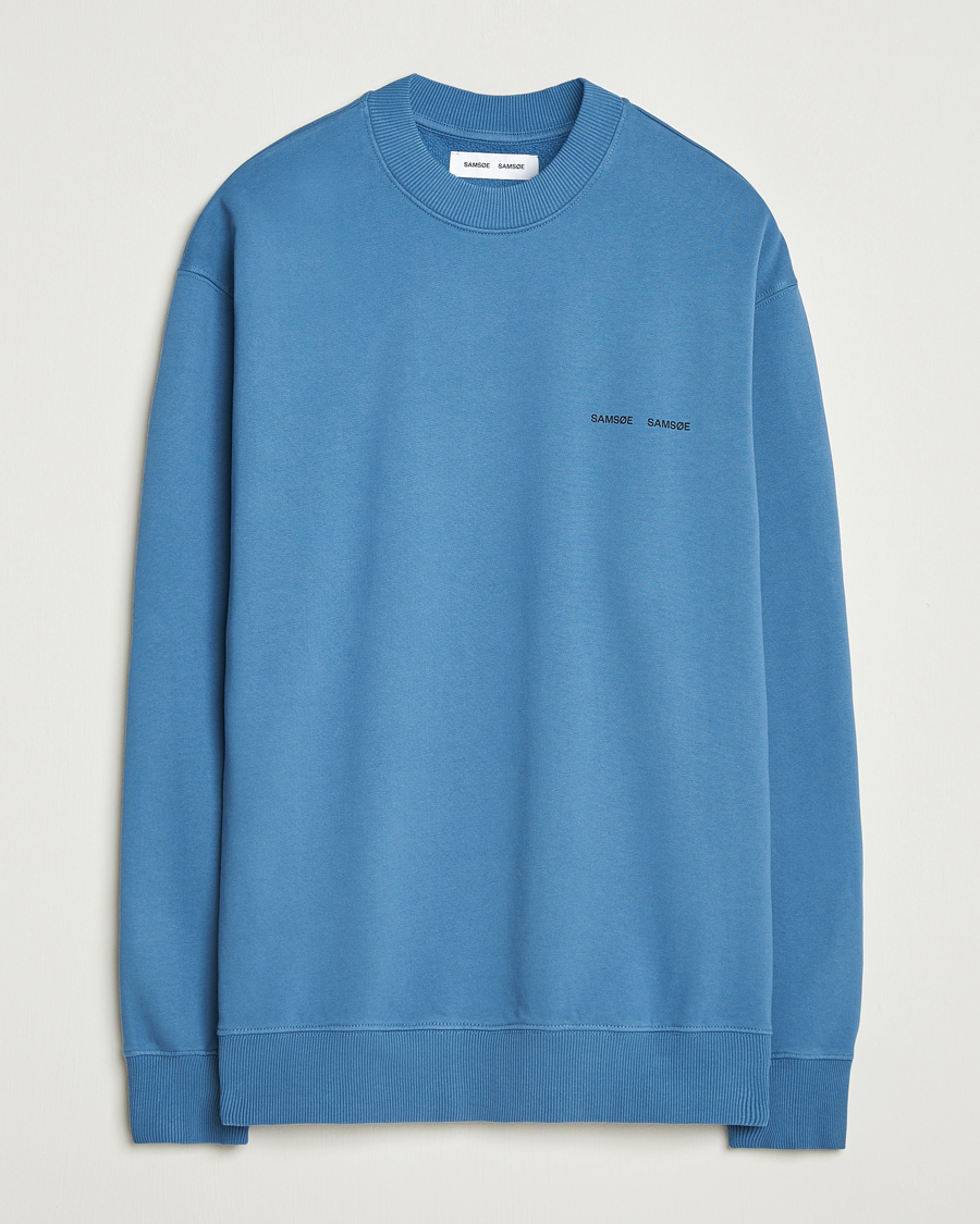 Herre | Trøjer | Samsøe Samsøe | Norsbro Crew Neck Sweatshirt Stellar Blue
