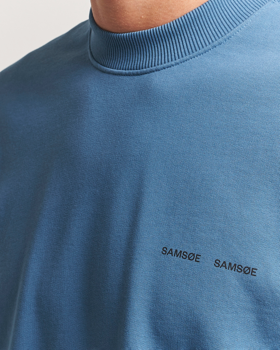 Herre | Trøjer | Samsøe Samsøe | Norsbro Crew Neck Sweatshirt Stellar Blue