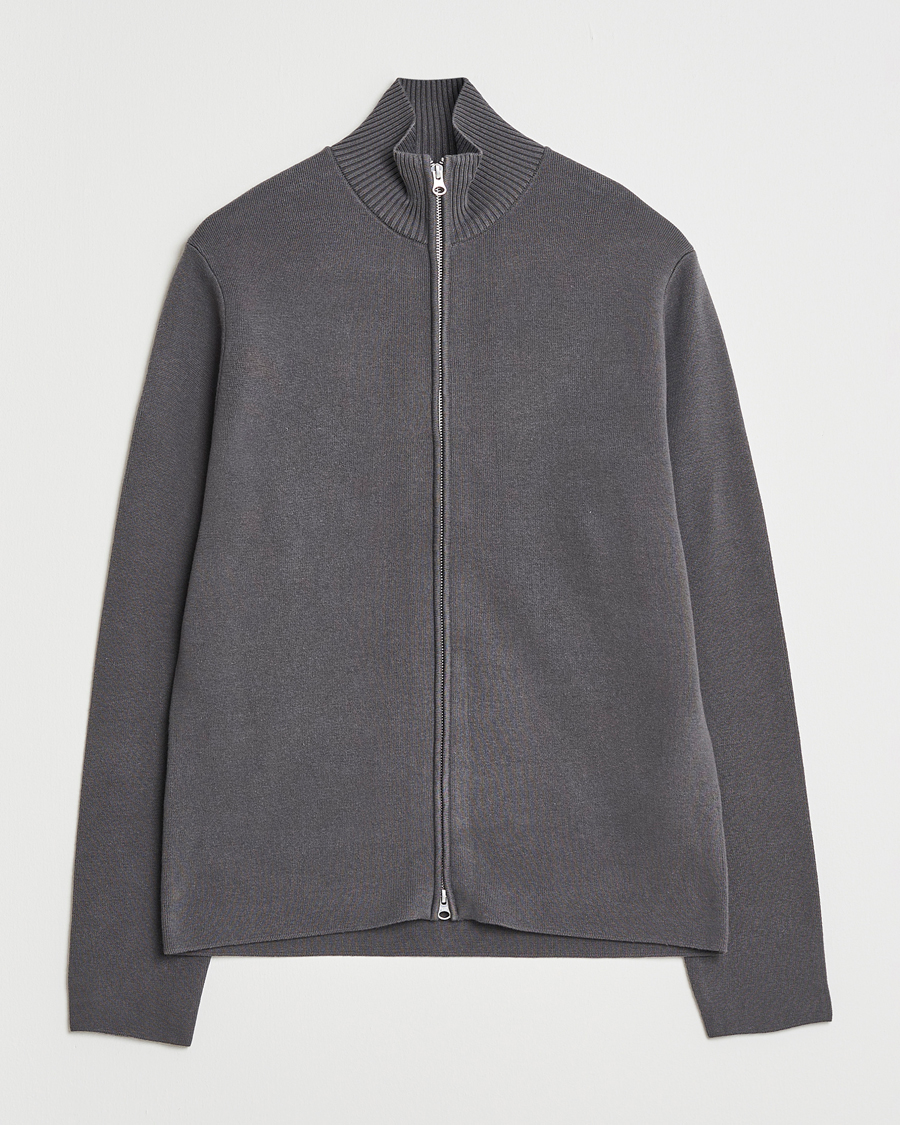 Herre | Trøjer | Samsøe Samsøe | Niklas Full Zip Black Oyster