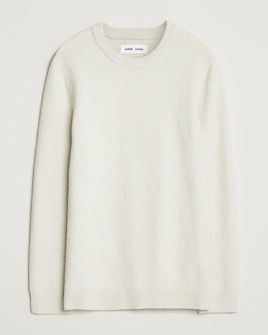 Herre | Trøjer | Samsøe Samsøe | Nino Knitted Sweater Silver Birch