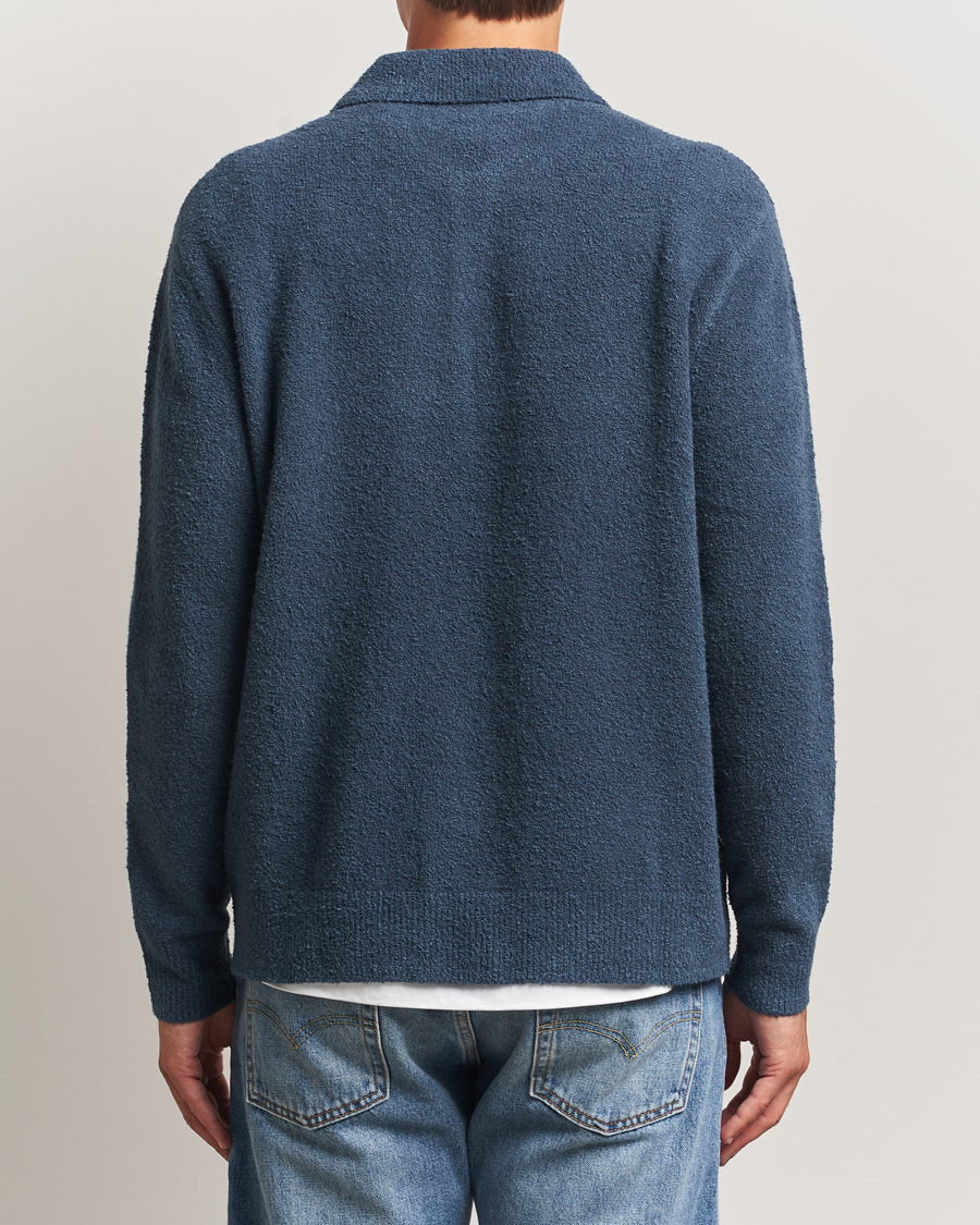 Herre | Trøjer | Samsøe Samsøe | Nino Knitted Polo Midnight Navy