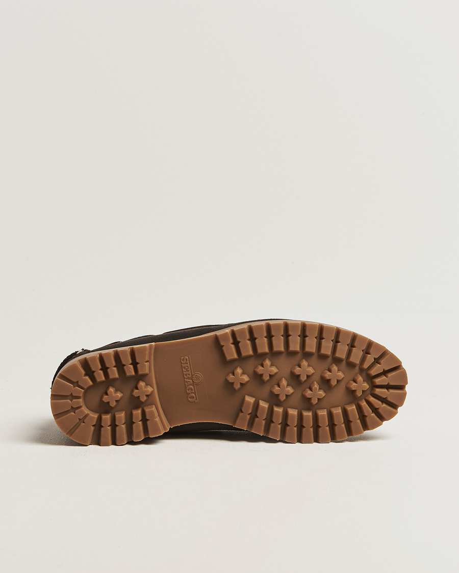 Herre | Loafers | Sebago | Acadia Waxed Suede Loafer Dark Brown