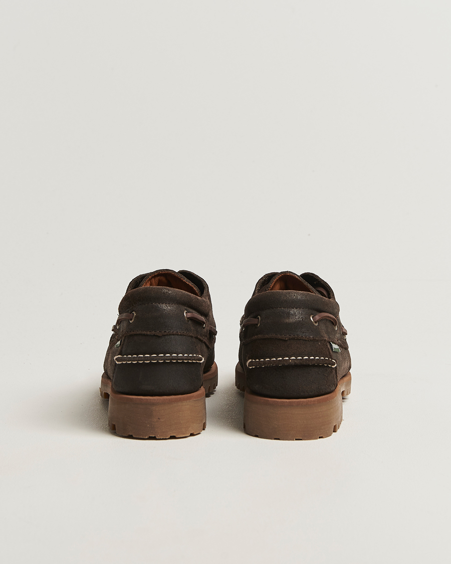 Herre | Loafers | Sebago | Acadia Waxed Suede Loafer Dark Brown