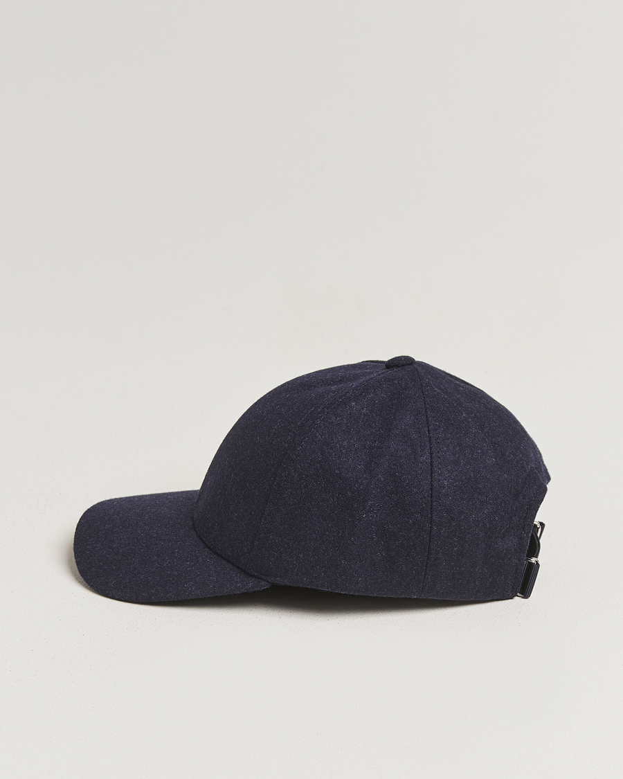 Herre | Hatte & kasketter | Varsity Headwear | Flannel Baseball Cap Dark Navy