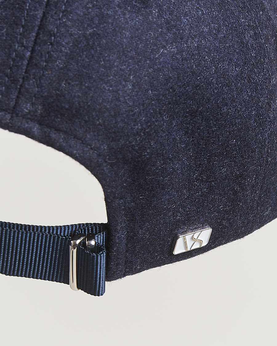 Herre | Hatte & kasketter | Varsity Headwear | Flannel Baseball Cap Dark Navy