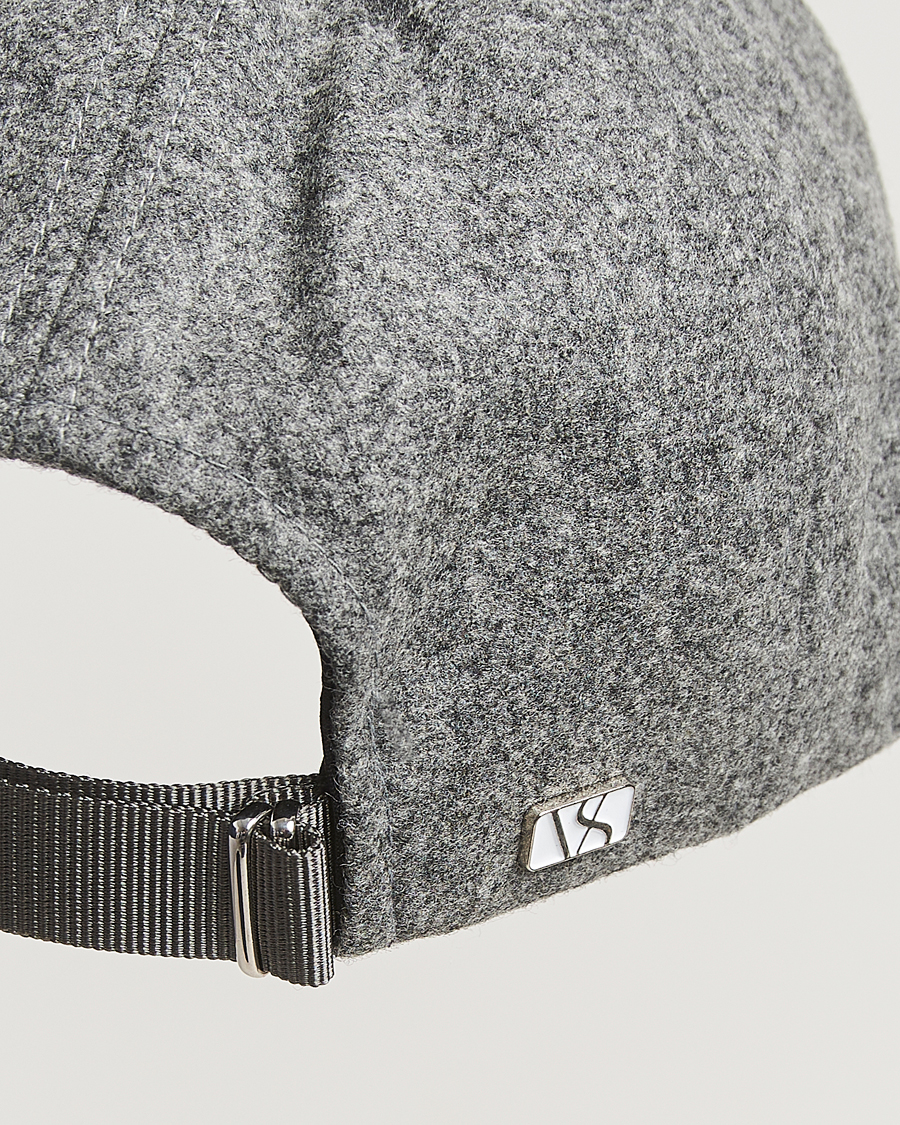 Herre | Hatte & kasketter | Varsity Headwear | Flannel Baseball Cap Granite Grey