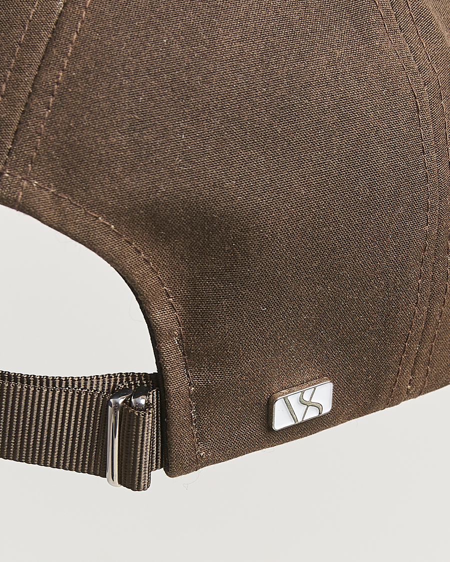 Herre | Hatte & kasketter | Varsity Headwear | Oilskin Baseball Cap Chestnut Brown