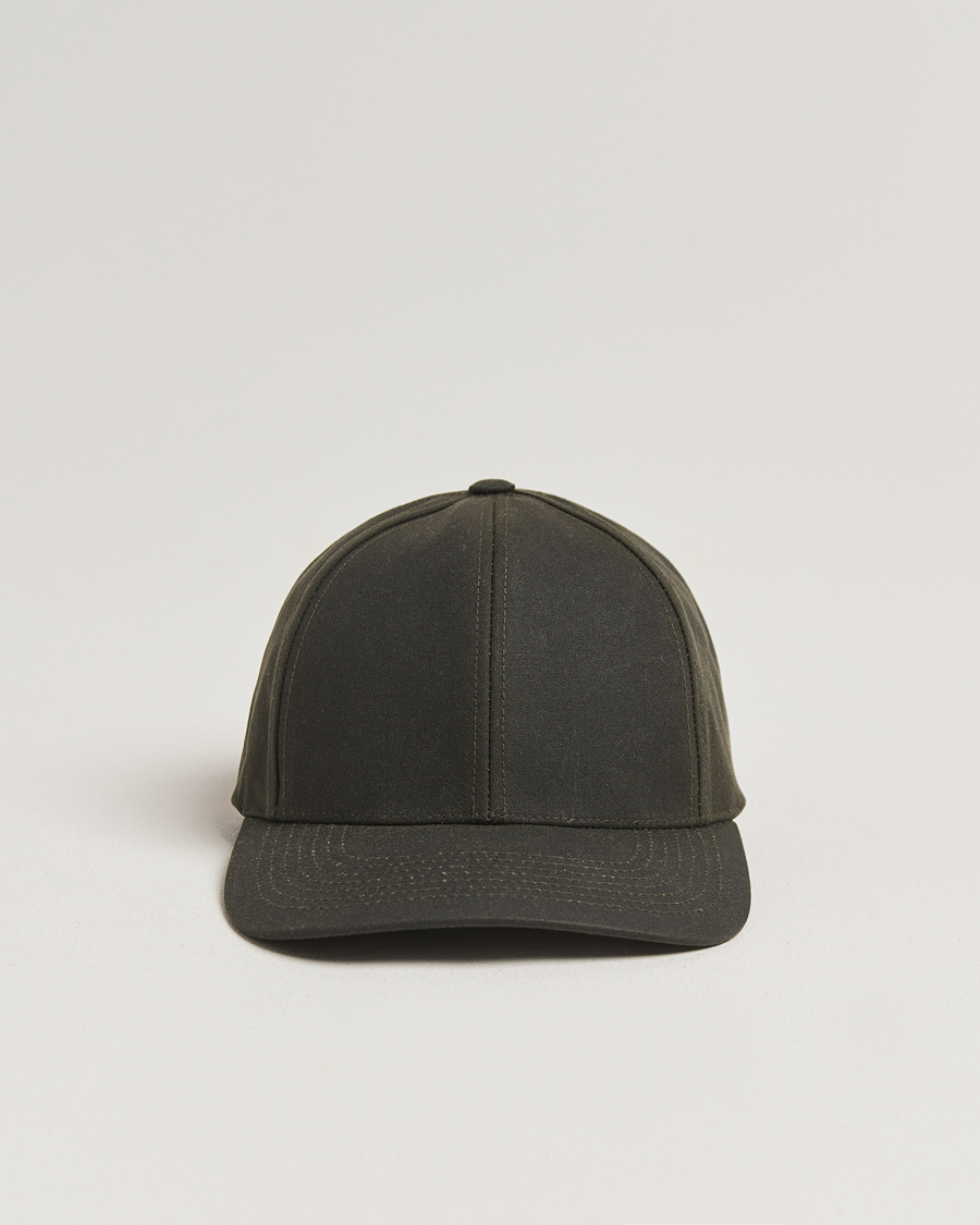 Herre | Hatte & kasketter | Varsity Headwear | Oilskin Baseball Cap Ivy Green