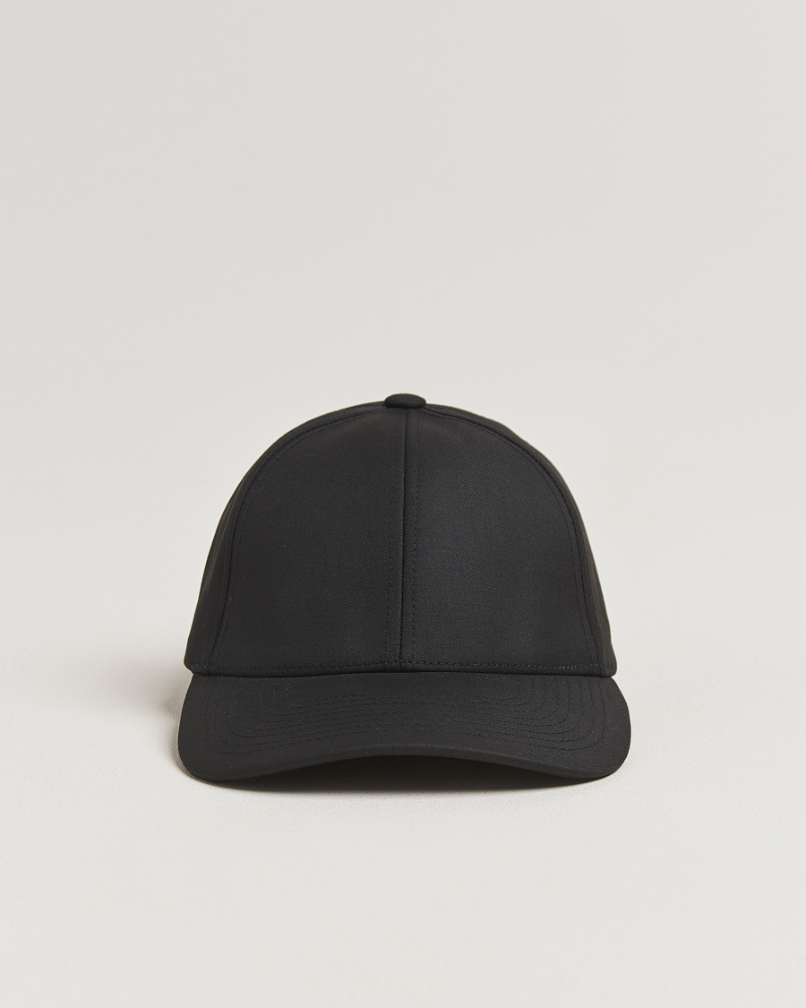Herre | Hatte & kasketter | Varsity Headwear | Wool Tech Baseball Cap Black