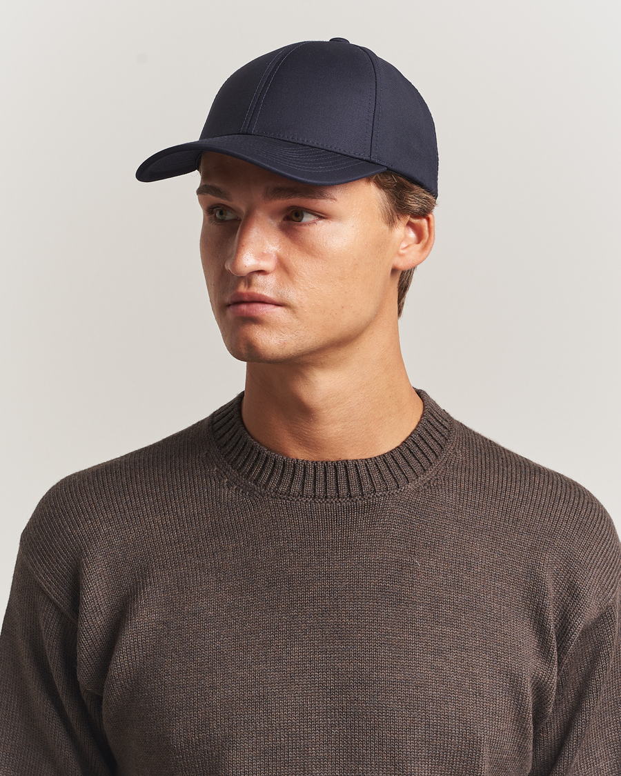 Herre | Hatte & kasketter | Varsity Headwear | Wool Tech Baseball Cap Navy