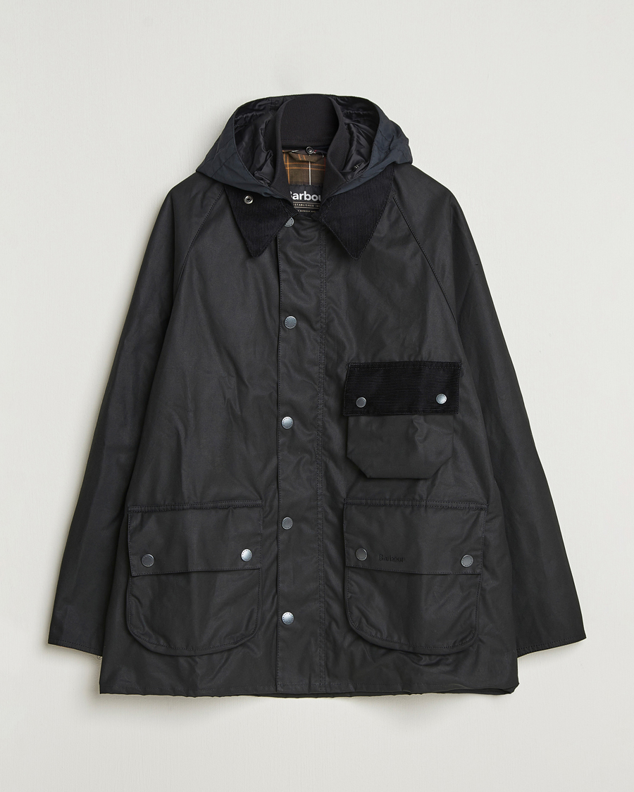 Herre | Jakker | Barbour Heritage | Modified Solway Wax Jacket Black