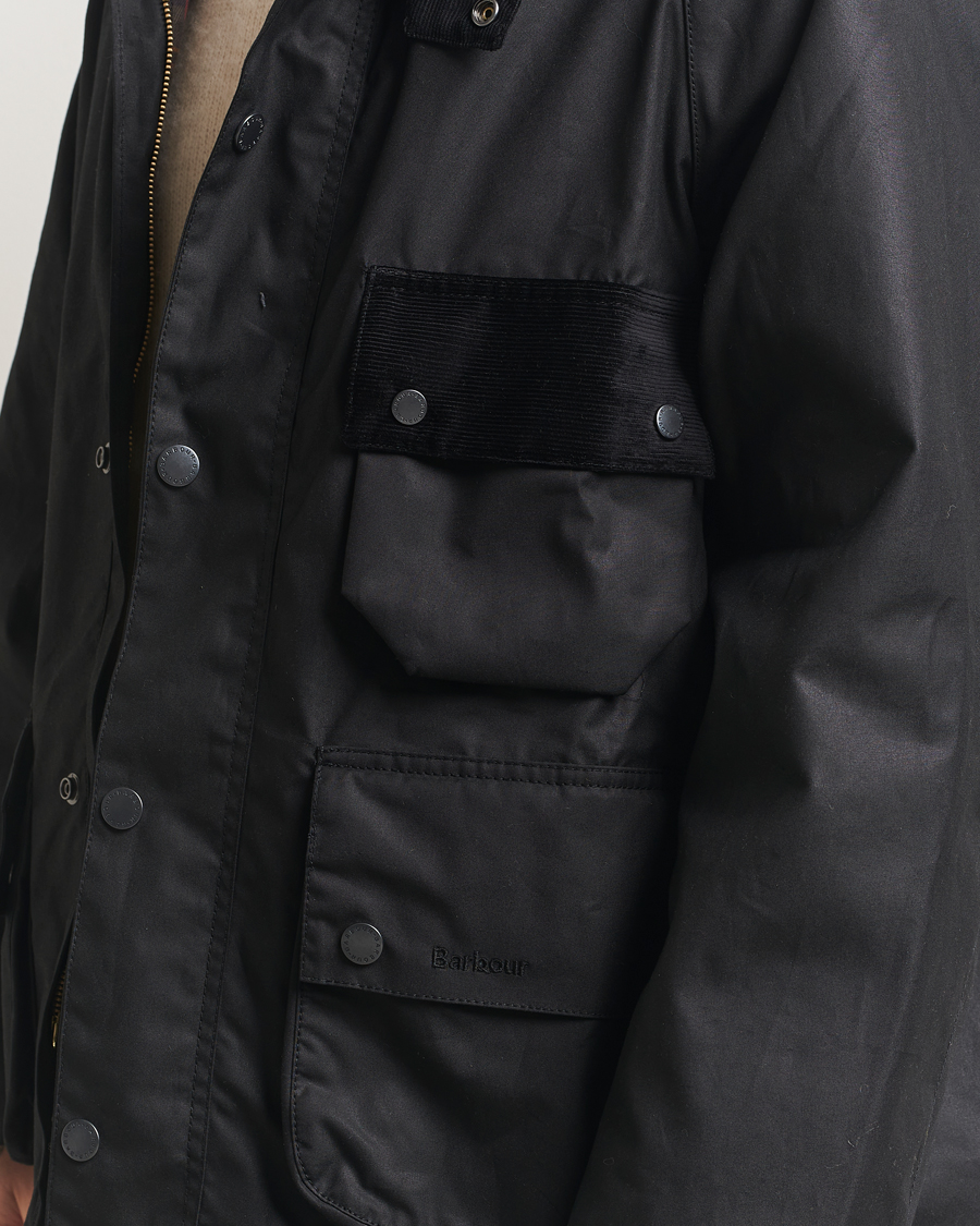 Herre | Jakker | Barbour Heritage | Modified Solway Wax Jacket Black