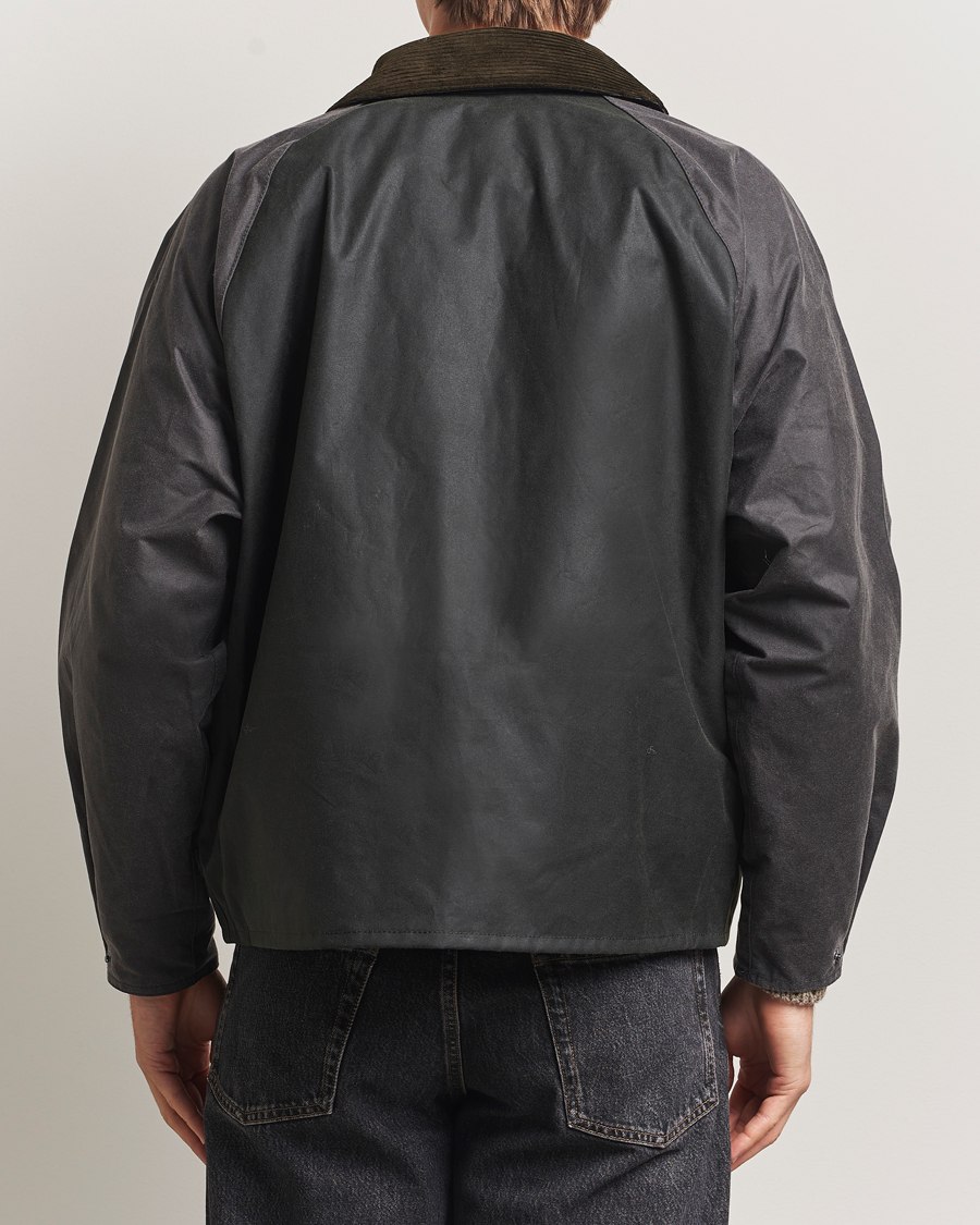 Herre | Jakker | Barbour Heritage | Patchwork Transport Wax Jacket Sage Multi