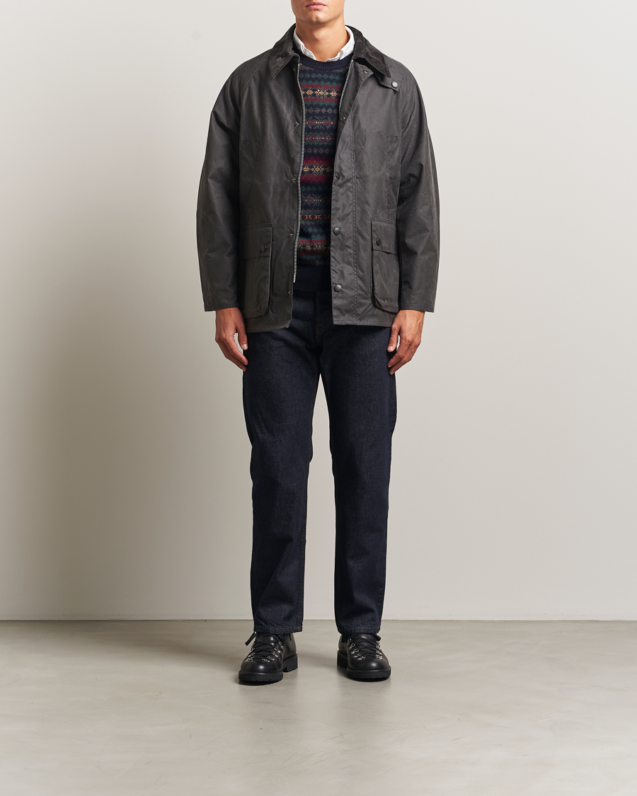 Herre | Jakker | Barbour Heritage | Oversize Bedale Wax Jacket Grey
