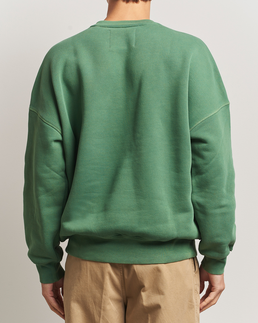 Herre | Trøjer | GANT 240 Mulberry Street | Vintage Graphic Crew Neck Sweatshirts Forest Green