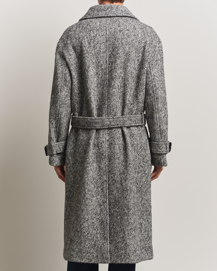 Herre | Jakker | GANT 240 Mulberry Street | Tweed Wool Coat Black