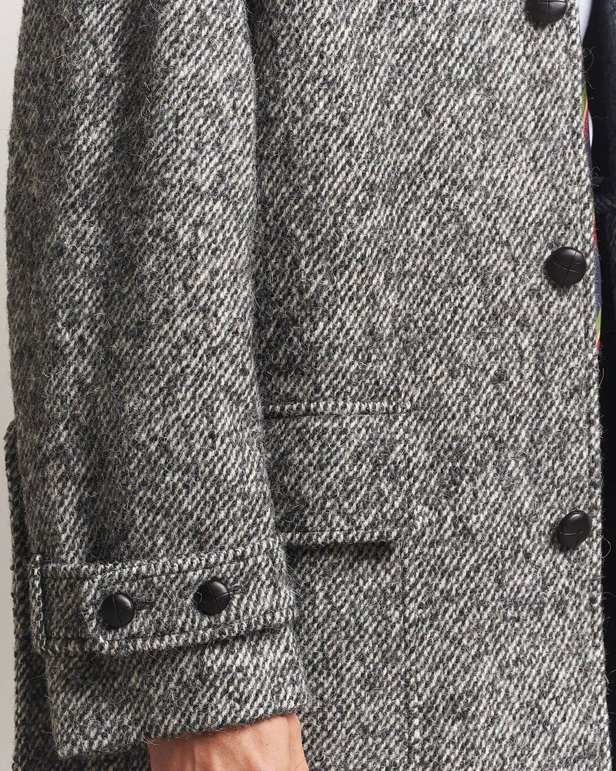 Herre | Jakker | GANT 240 Mulberry Street | Tweed Wool Coat Black