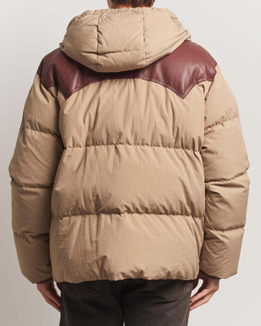 Herre | Jakker | GANT 240 Mulberry Street | Cotton Down Hooded Jacket Carmel Beige
