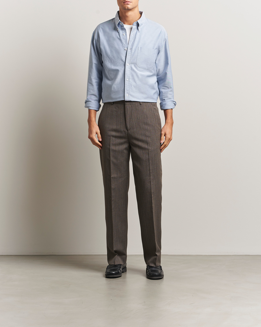 Herre | Skjorter | GANT 240 Mulberry Street | Relaxed Fit US Oxford Shirt Blue Water