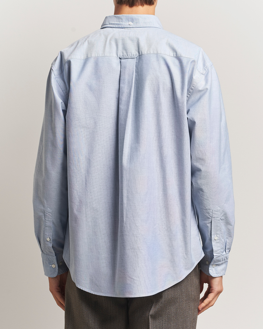 Herre | Skjorter | GANT 240 Mulberry Street | Relaxed Fit US Oxford Shirt Blue Water