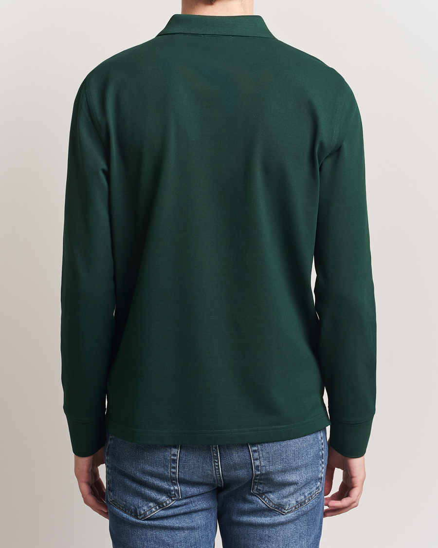 Herre | Polotrøjer | GANT | Regular Shield Long Sleeve Polo Tartan Green