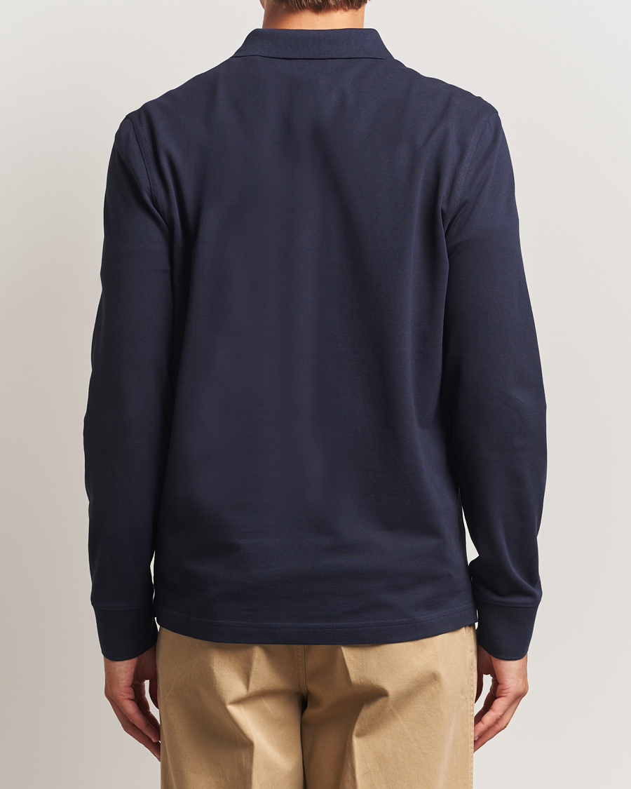 Herre | Polotrøjer | GANT | Regular Shield Long Sleeve Polo Evening Blue