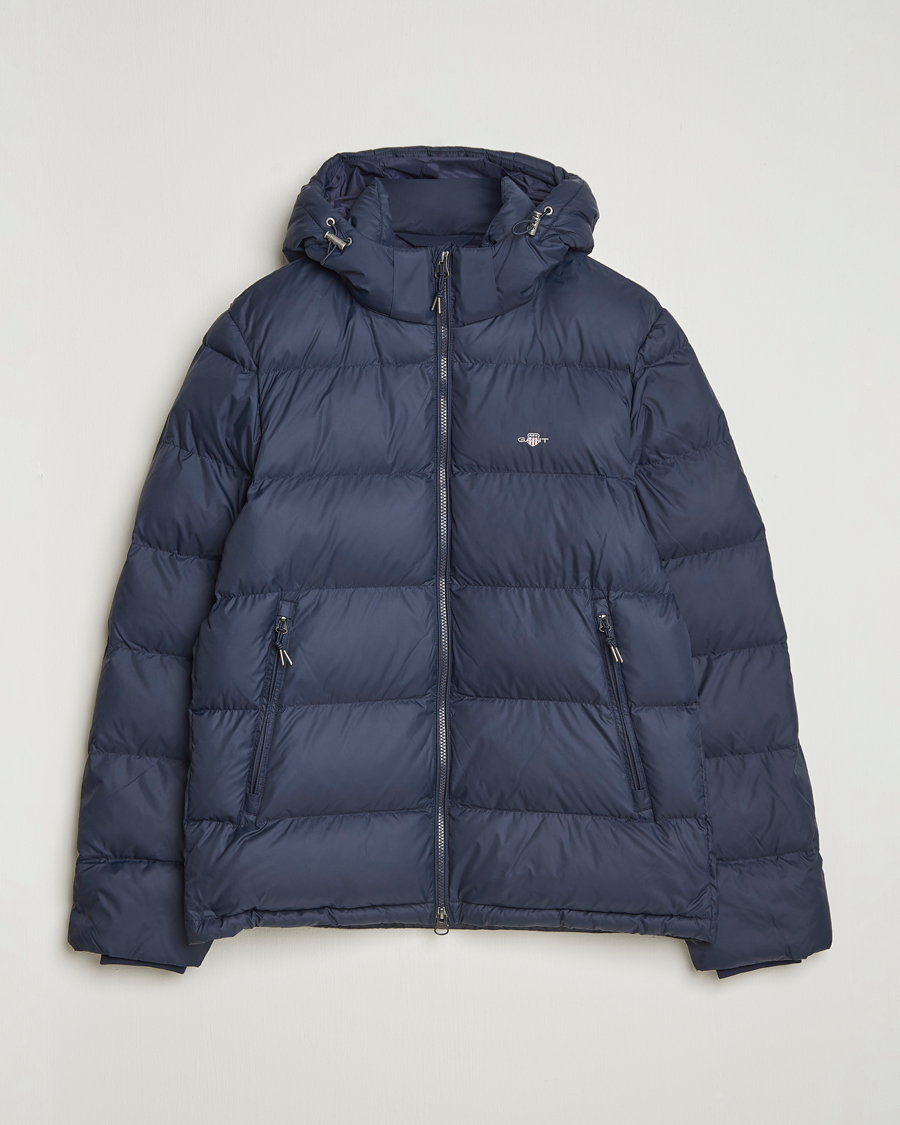 Herre | Jakker | Gant | The Active Cloud Down Jacket Evening Blue
