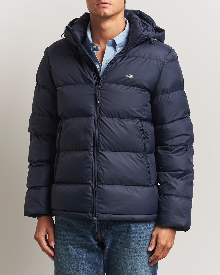 Herre | Jakker | GANT | The Active Cloud Down Jacket Evening Blue