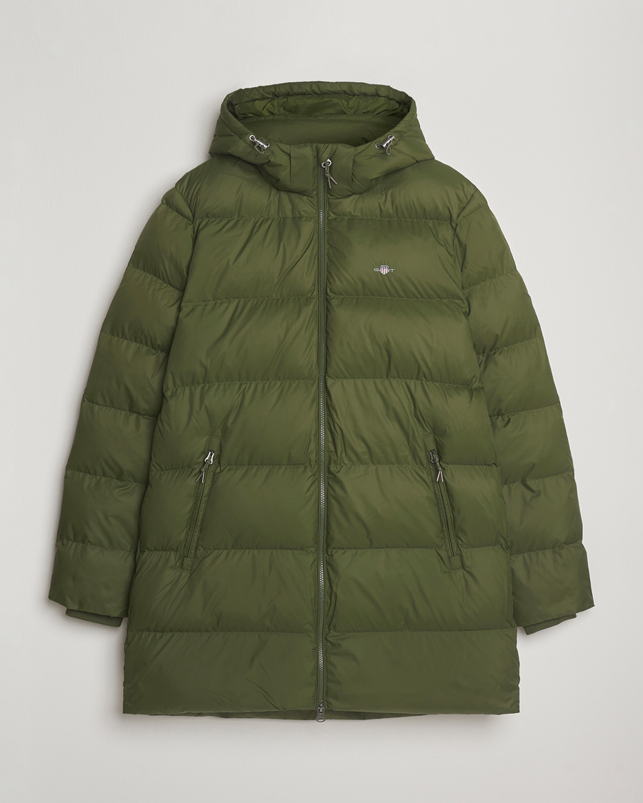 Herre | Jakker | GANT | The Active Cloud Mid Length Jacket Country Green