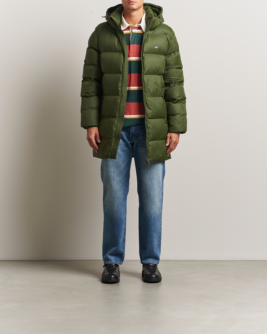 Herre | Jakker | GANT | The Active Cloud Mid Length Jacket Country Green