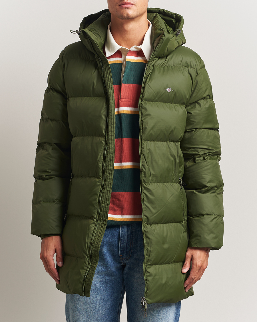 Herre | Jakker | GANT | The Active Cloud Mid Length Jacket Country Green