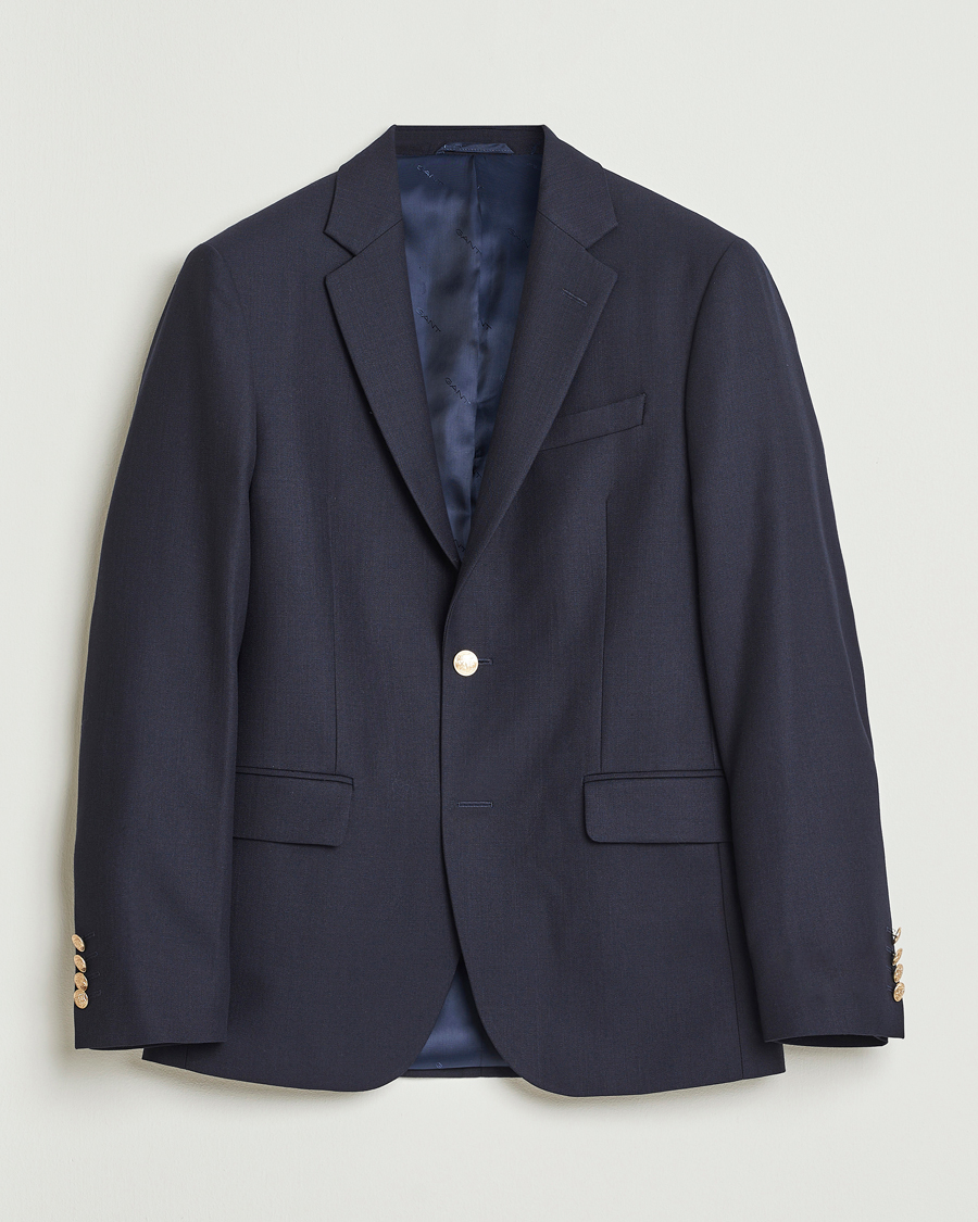 Herre | Blazere & jakker | Gant | Wool Club Blazer Evening Blue